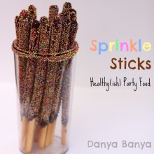 Sprinkle Sticks Healthy Egg-free Party Food