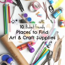 Budget Friendly Art Craft Supplies