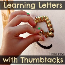Learning Letters with Thumbtacks