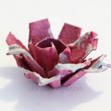 egg carton rose
