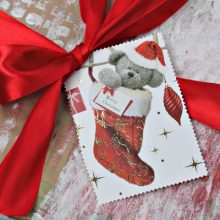 Upcycled Christmas card gift tags