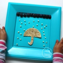 Rainy day healthy snack for kids
