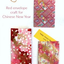 Hong Bao red envelope craft for Chinese New Year